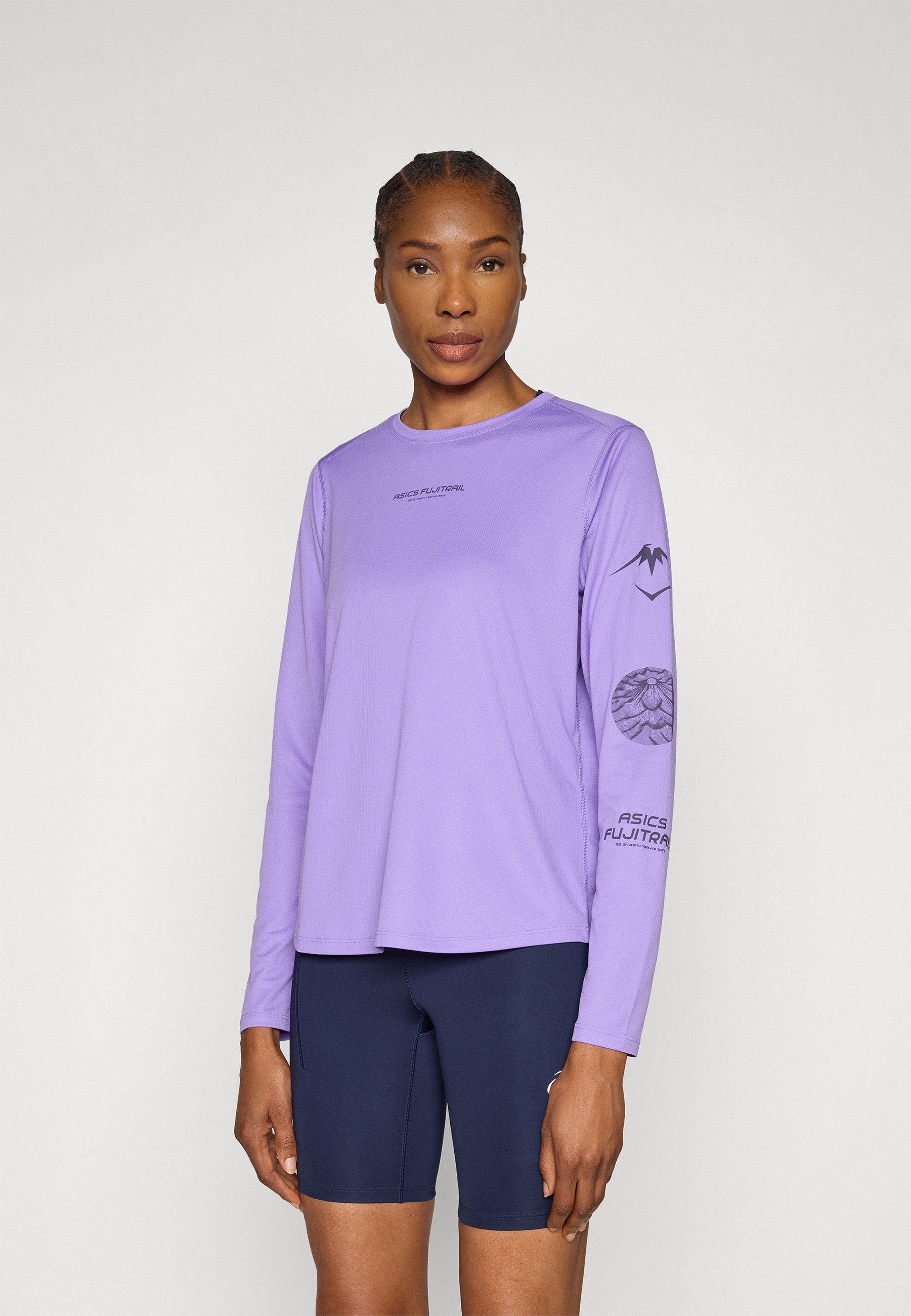 ASICS FUJITRAIL LOGO - Long sleeved top - amethyst/lilac - Zalando