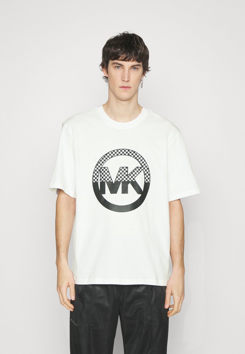 Michael Kors CHECKER CHARM TEE TShirt print white/weiß Zalando.de