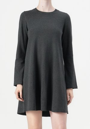 Jumper dress - mottled dark grey