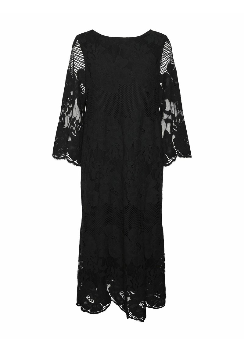 Vero Moda Curve VMCKATIE LS JRS NOOS CUR - Maglietta A Manica Lunga Black Vee21d072 Q11
