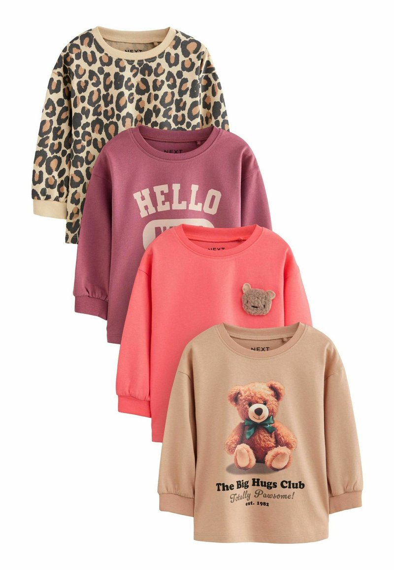 Next 4 PACK - Bluză cu mânecă lungă - pink