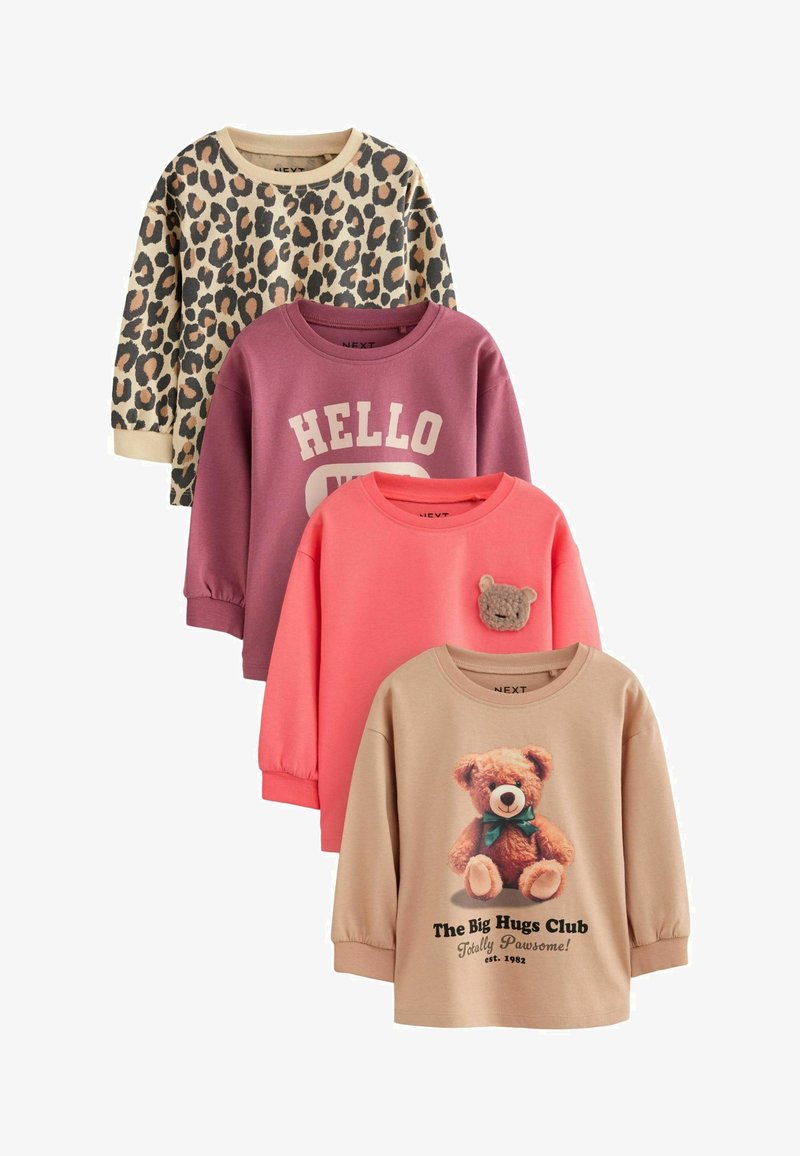 Next 4 PACK - Bluză cu mânecă lungă - pink