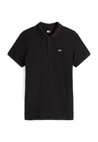 SLIM PLACKET  - Polo marškinėliai - black