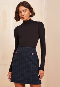 Friends Like These WITH BUTTON DETAILING - Pencil skirt - grey