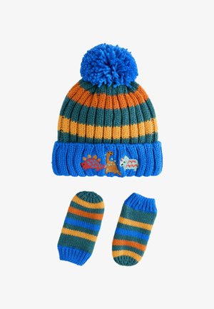 REGULAR FIT - EMBROIDERED POM 2 PIECE SET - Kootud müts - multi colour