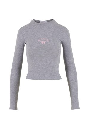 FELICIOUS FELI TIGHT LOGO  - Ilgarankovis viršutinės dalies drabužis - grey melange
