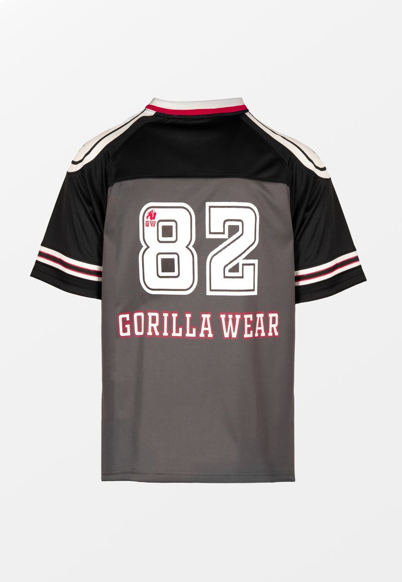 Gorilla Wear TYLER FOOTBALL - 2XL - Print T-shirt - black white/black ...
