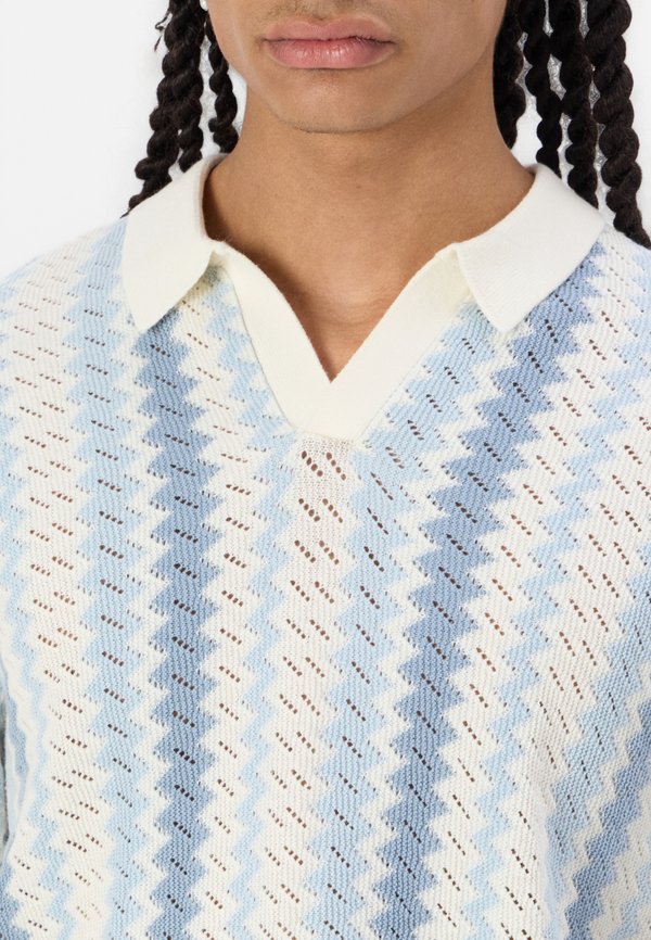 Boxy Pattern Sweater Polo - Polo shirt2