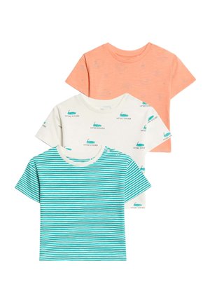 3PACK PURE COTTON CATERPILLAR - T-shirt med print - multi