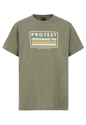 MARIUS - T-shirt con stampa - artichoke green