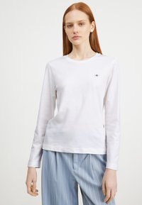 GANT - REG SHIELD  - Long sleeved top - weiß Thumbnail Image 1