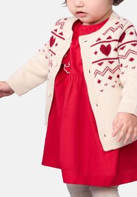 Petit Bateau BÉBÉ  - Strickjacke - avalanche/amarante