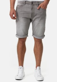 INDICODE JEANS - Denim shorts - gray Thumbnail Image 1