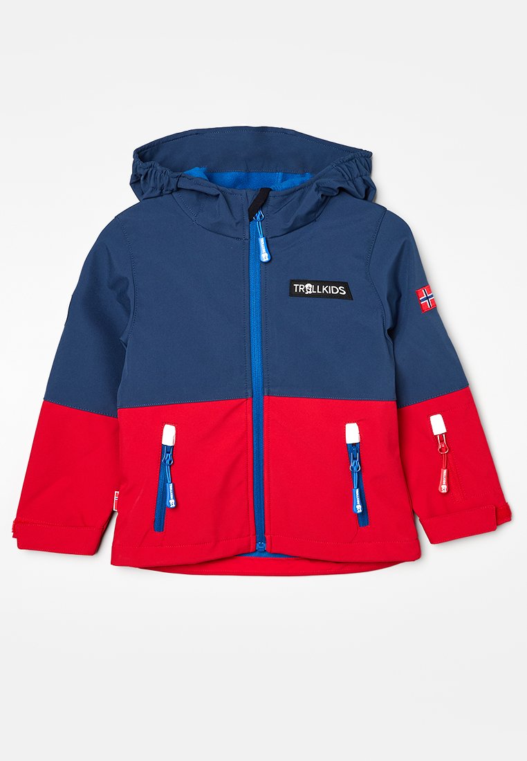 TROLLKIDS Veste softshell rouge