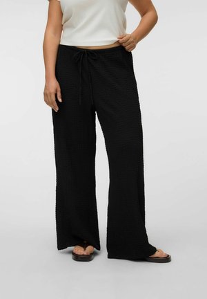 Vero Moda Curve HOSE VMANITA HOHE TAILLE HOSE - Bukser - black