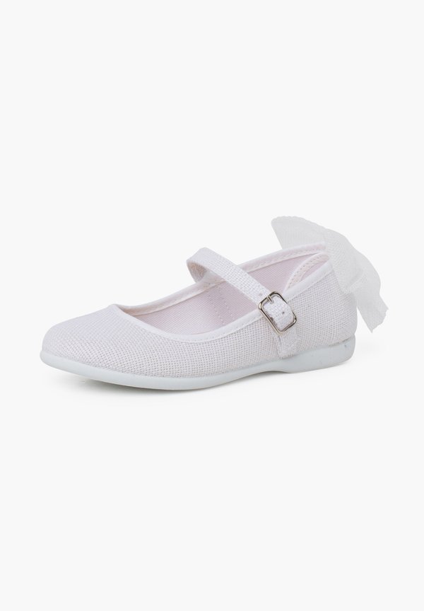 MERCEDITAS CEREMONIA – Riemchenballerina – blanco