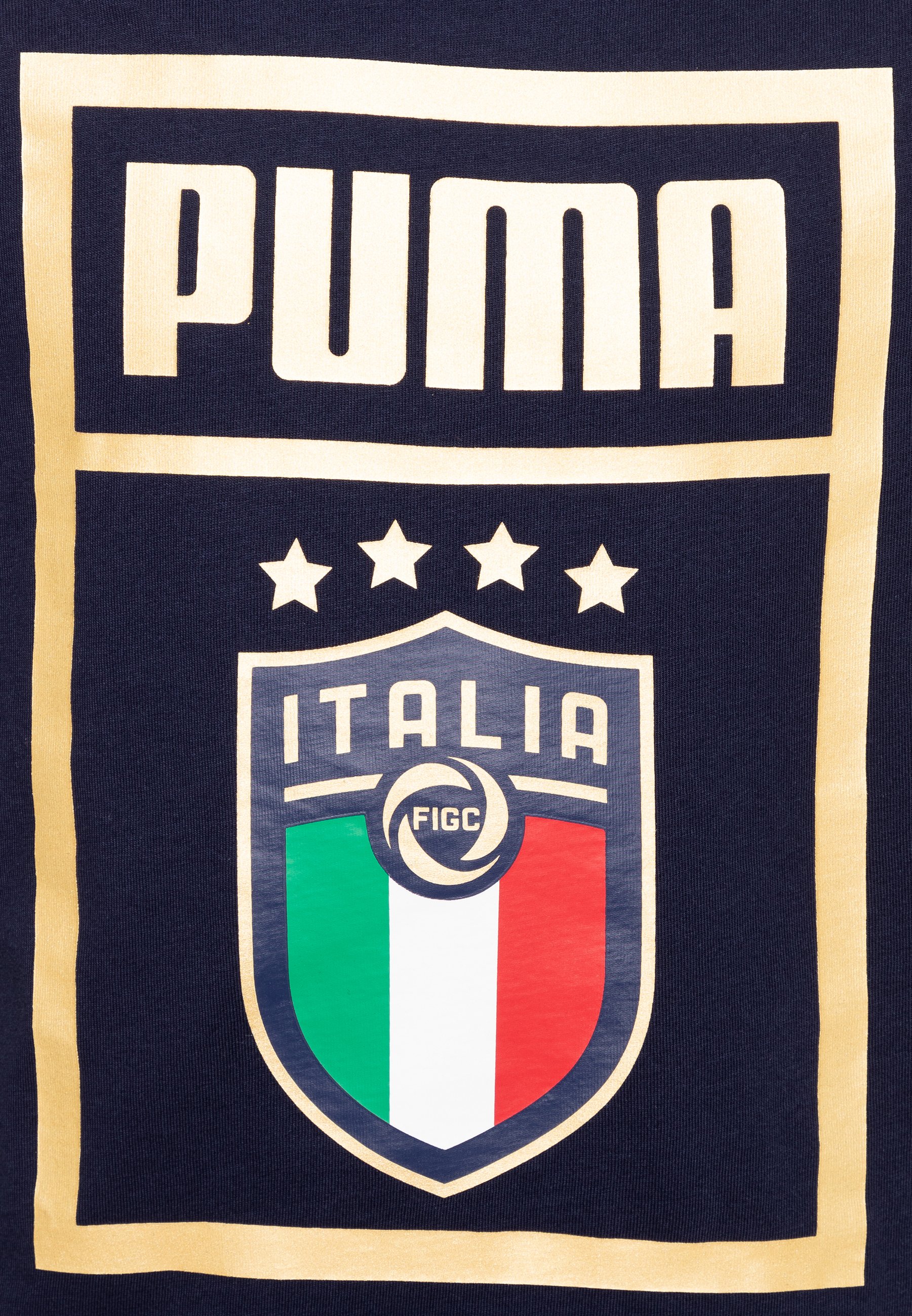 Puma ITALIEN FIGC PUMA DNA TEE - Article de supporter - peacoat/team  gold/bleu - ZALANDO.FR