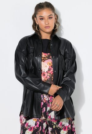 Studio Untold Kunstlederjacke - black