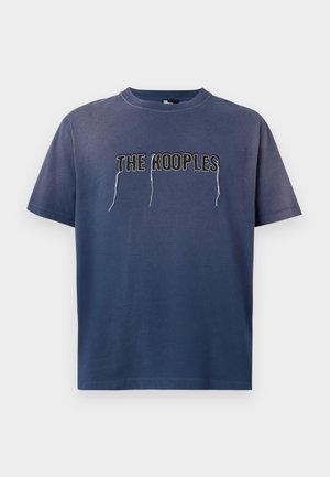 The Kooples Print T-shirt - dark blue