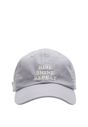 EMBROIDERED SLOGAN - Cappellino - mottled purple