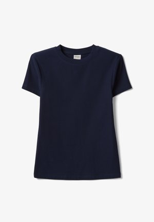 Stefanel, CREW-NECK T-SHIRT. - T-shirt basic - navy blue