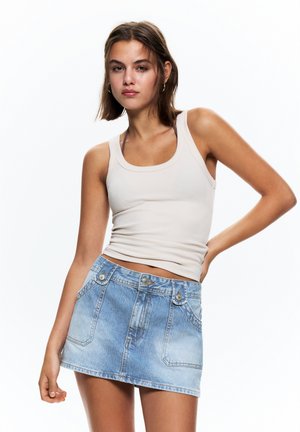 CARPENTER - A-lijn rok - blue denim