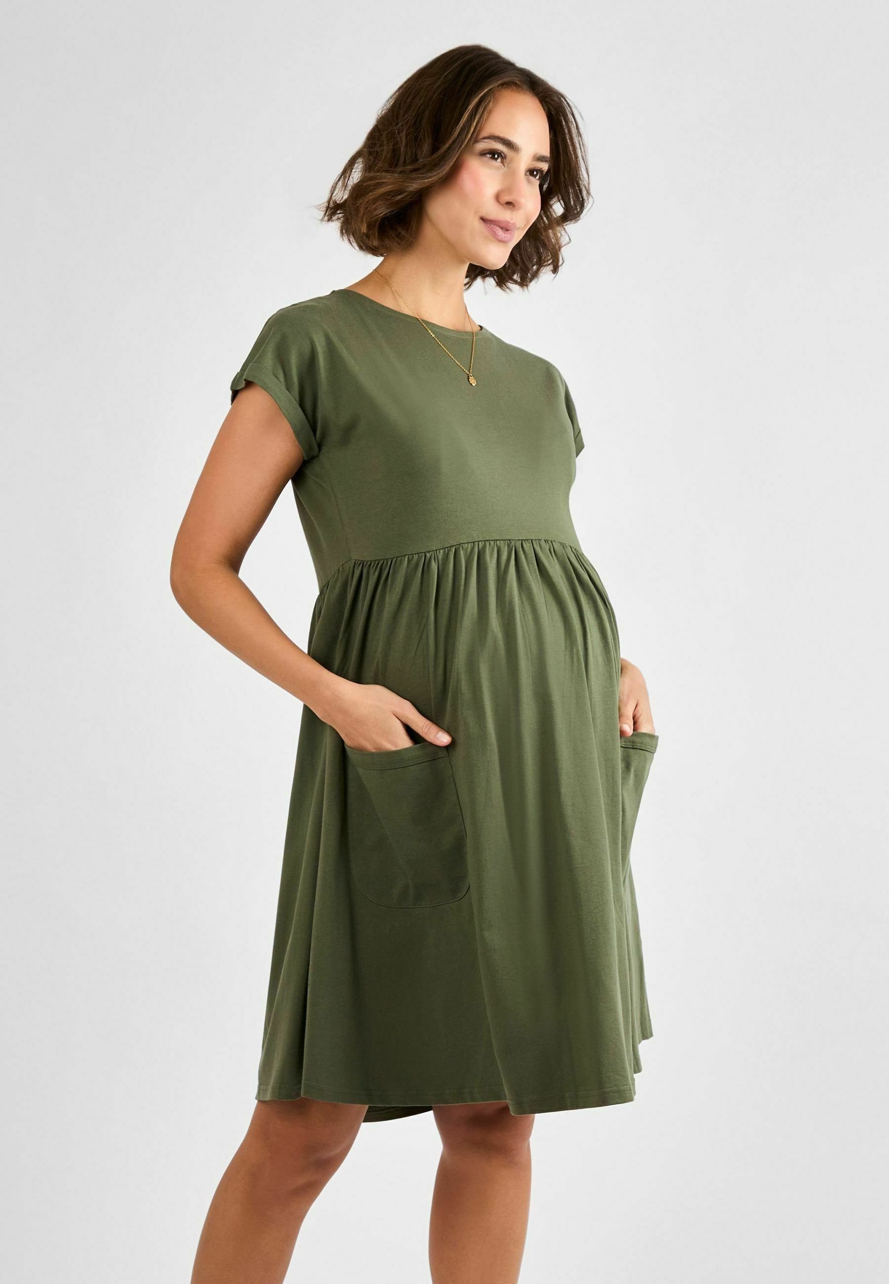 green checkmate dress Bebe Women's Asymmetrical Ombre Dress, Medium main image 1