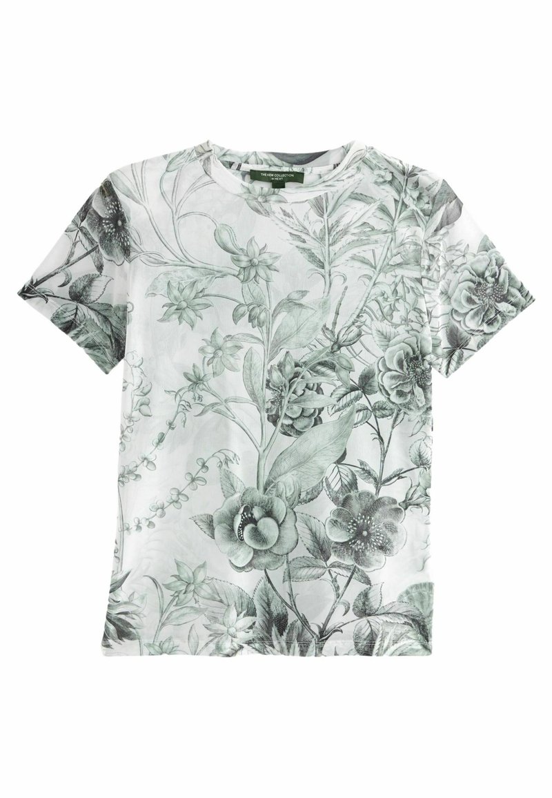 Next T-shirt print groen