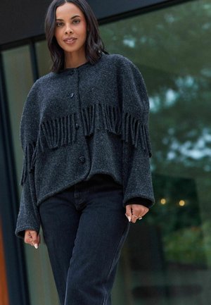 Strickjacke - charcoal grey