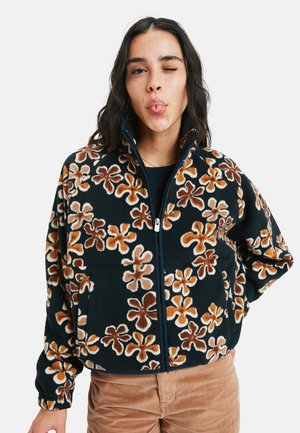BLURRY CLOUD ZIP-UP - Fleecejas - brown