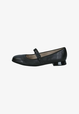 Caprice, BALLERINA - Pahkluurihmadega baleriinad - black nappa