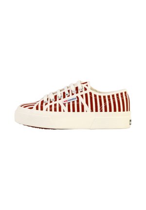 BASKETS - Trainers - blanc cassé rouge