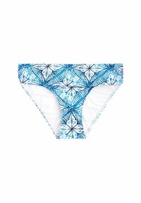 Next Bikinio apatinė dalis - blue white tile
