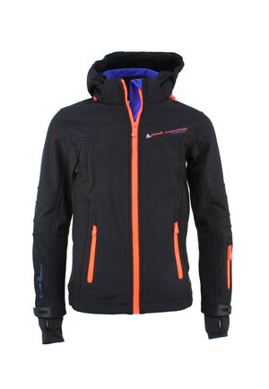 GAMALA - Veste softshell - noir corail