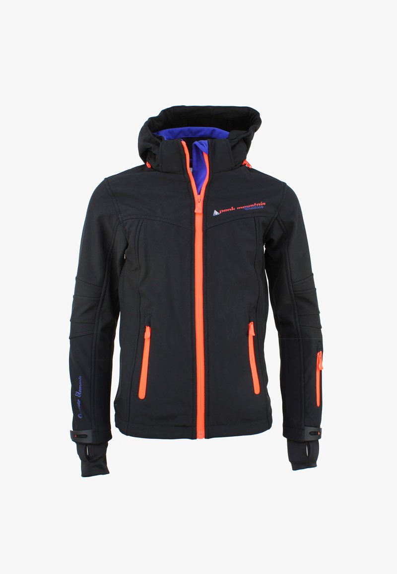 Peak Mountain GAMALA - Veste softshell - noir corail