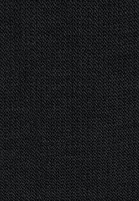 Black knitted fabric with a fine texture and uniform weave, showcasing a soft and cohesive appearance suitable for various textile applications.