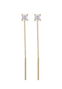 Elli MINIMAL LOOK - Pendientes - gold-coloured