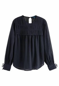 Next SHEER PINTUCK PLEATED REGULAR FIT - Blúz - navy
