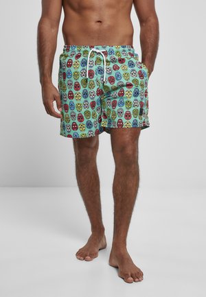 Urban Classics PATTERN - Swimming shorts - calavera aop
