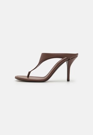 GIABORGHINI LARA - Heeled mules - brown