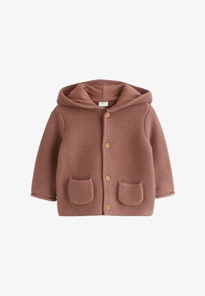 Next, KNITTED BABY CARDIGAN. - REGULAR FIT UNISEX - Cardigan - brown
