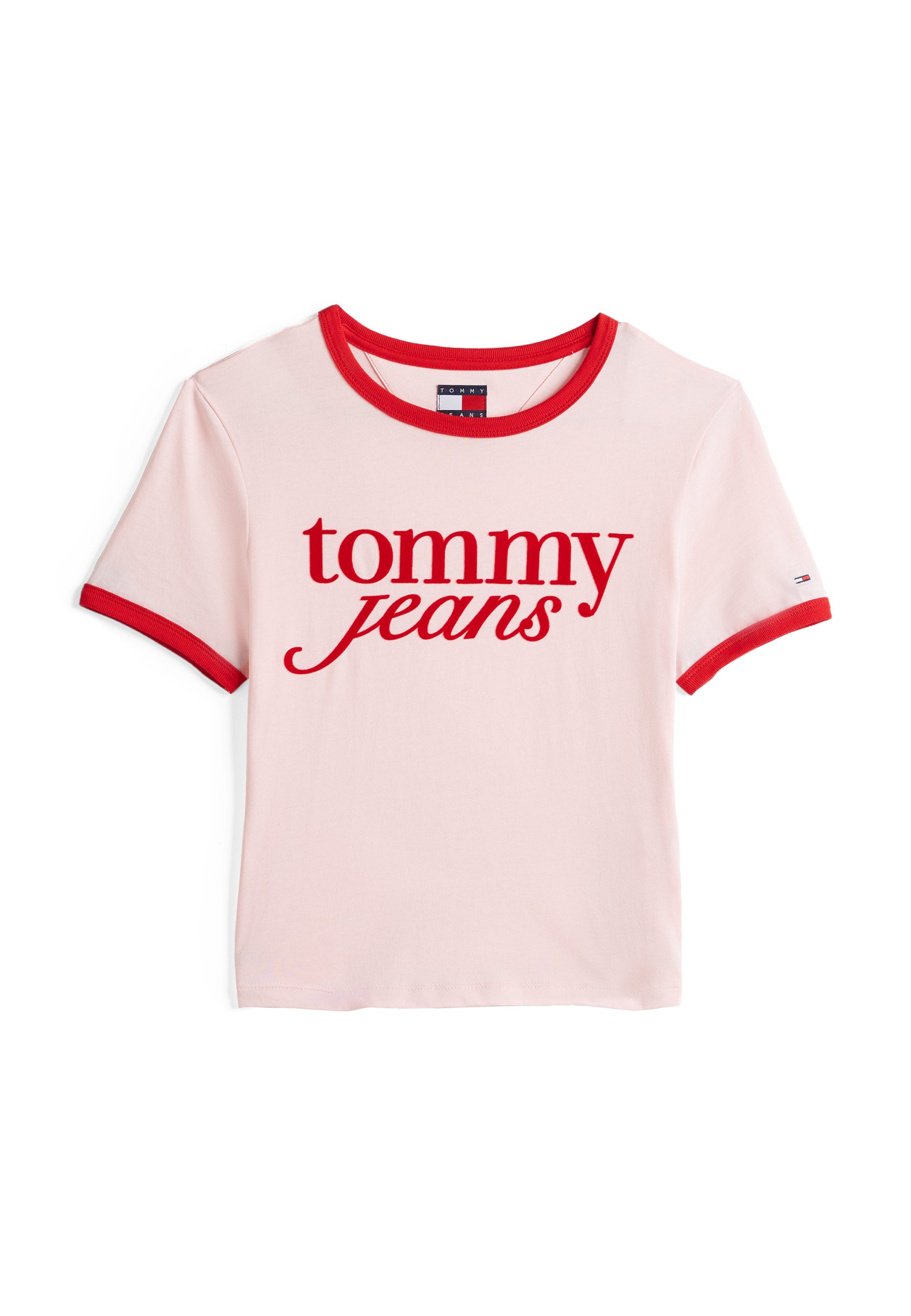 売れ筋商品|||トミーヒルフィガー Tシャツ レディース トップス SLIM SCRIPT TEE - Print T-shirt - precious pink トミーヒルフィガー レディース Tシャツ トップス SLIM SCRIPT