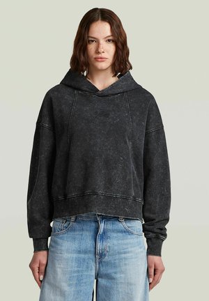 WASHED SCRIPT SWEATER - Maglione - dk black smokey gd