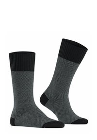 Esprit COZY PIQUÉ BOOT - Socken - black