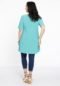 YOEK SHORT SLEEVES - Tunikaer - turquoise