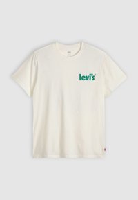 RELAXED FIT TEE - Nyomott mintás póló - white