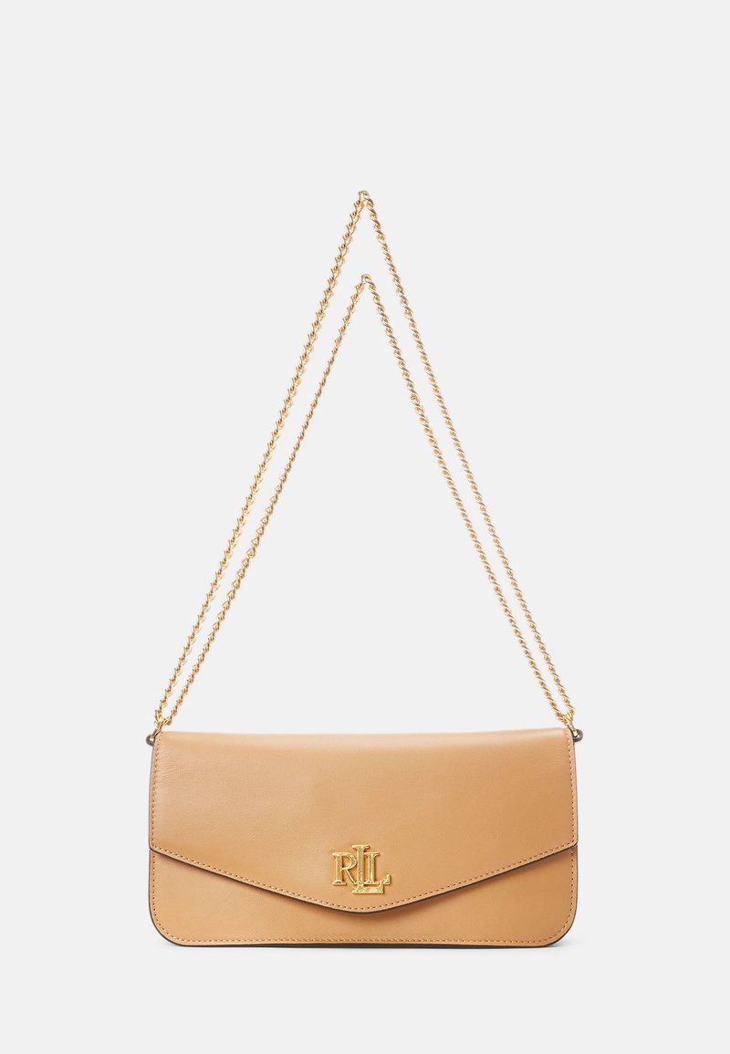 Lauren Ralph Lauren NAPPA LEATHER MEDIUM SAWYER BAG - Borsa a tracolla - buff