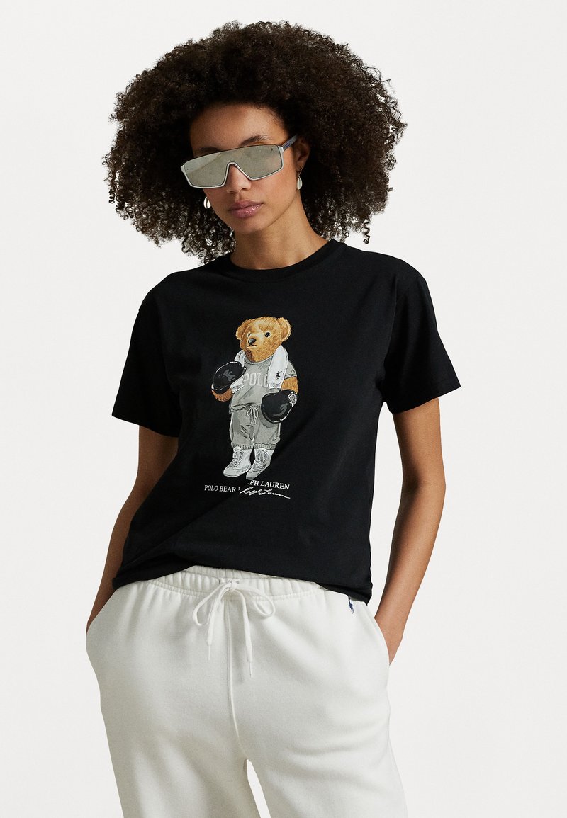 Polo Ralph Lauren - POLO BEAR COTTON JERSEY T-SHIRT - T-shirts med print - black, Forstørre