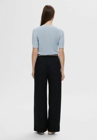 Selected Femme SLFELINNA - T-shirt basic - cashmere blue