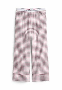 Nachtwäsche Hose - mini plaid ivory silk